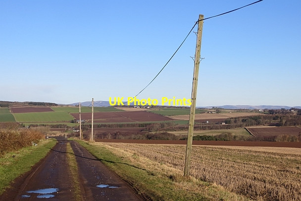 Photo 6"x4" Road to Balgavies and Newmill Mains of Balgavies c2014