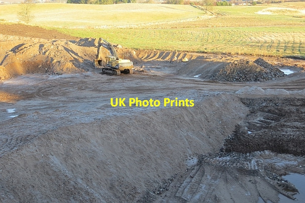 Photo 6"x4" Gravel pit, Forfar Forfar c2014