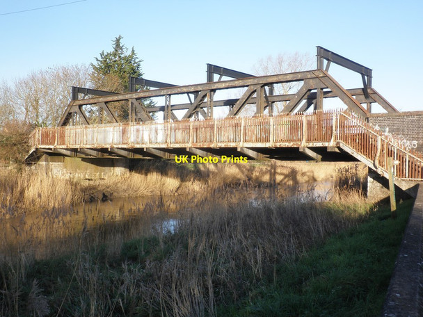 Photo 6"x4" The main line from Taunton crosses Somerset Bridge Bridgwater c2014