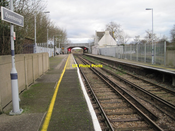 Photo 6"x4" Queenborough railway station, Kent Queenborough\/TQ9172 c2014