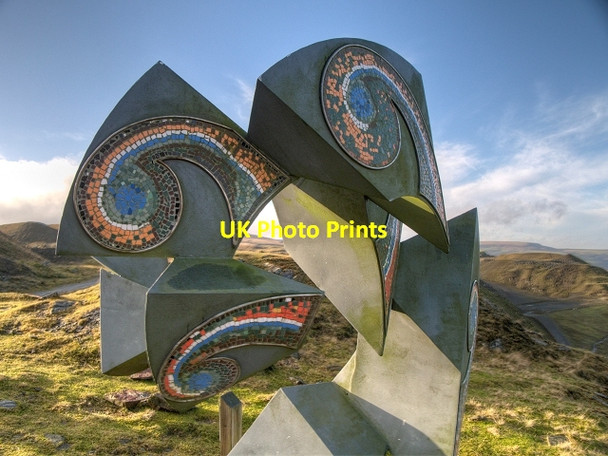 Photo 6"x4" The Frond (Irwell Sculpture Trail) Bacup c2014