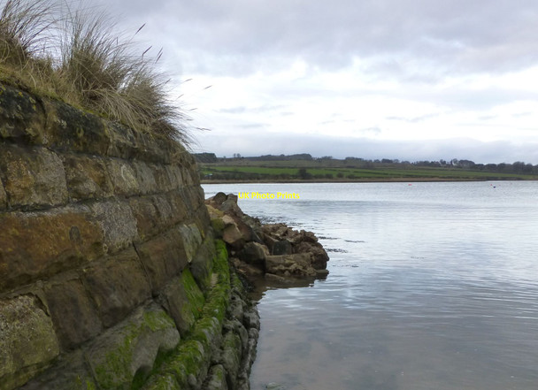 Photo 6"x4" Storm damage to sea wall at Alnmouth Alnmouth c2014