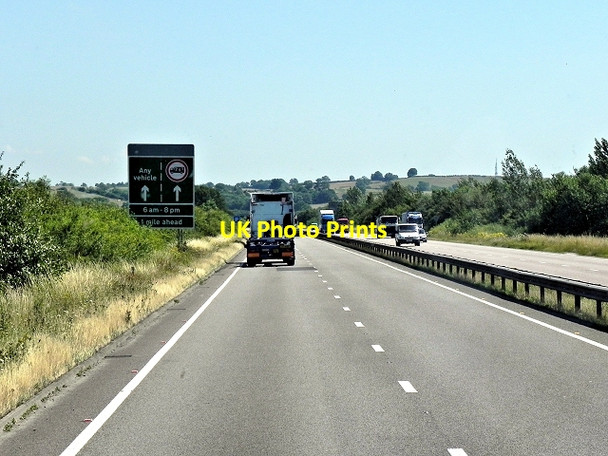 Photo 6"x4" Eastbound A14 near Stanford Mear Clay Coton c2013