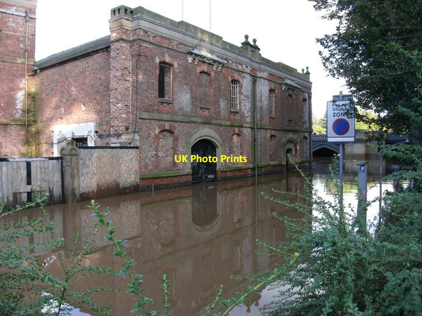 Photo 6"x4" The Bonding Warehouse, York. Derelict and flooded York\/SE5951 c2012