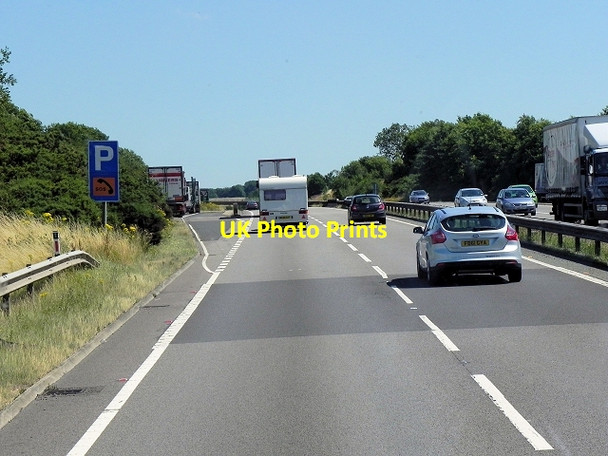 Photo 6"x4" Eastbound A14, Layby near Cot Hill Elkington c2013
