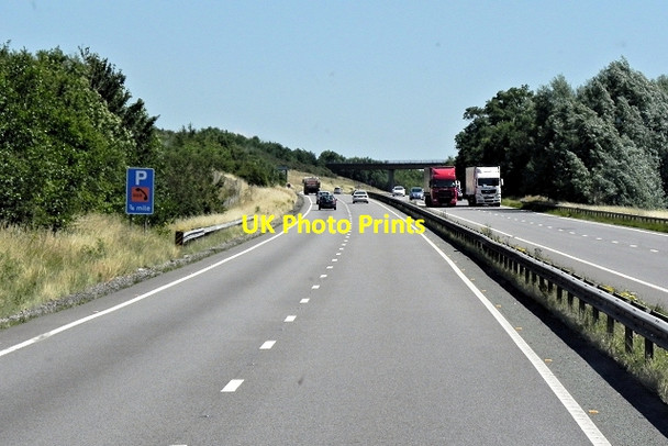 Photo 6"x4" Eastbound A14 Elkington c2013