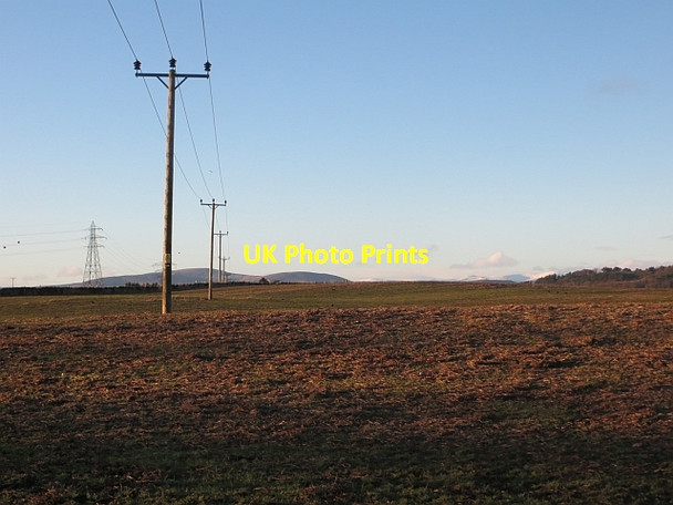Photo 6"x4" Fields near Restenneth Forfar c2014