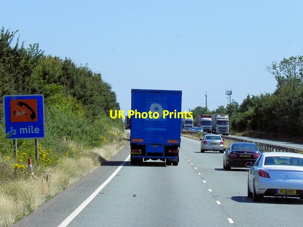 Photo 6"x4" Eastbound A14 near Warth Lodge Harrington\/SP7780 c2013
