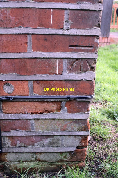Photo 6"x4" Benchmark on #130 Staverton Road Reading c2014