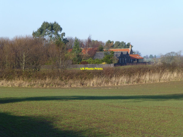 Photo 6"x4" View across the fields to The Nest Ellingham\/NU1725 c2014