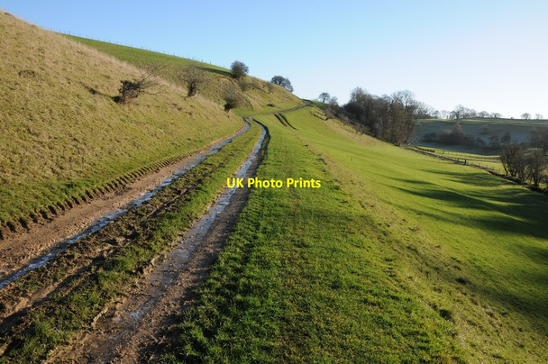 Photo 6"x4" The Diamond Way, Near Turkdean Turkdean c2013