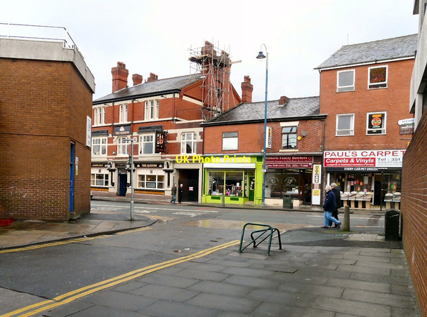 Photo 6"x4" Clarendon Place from Service Yard 2 Hyde\/SJ9494 c2014