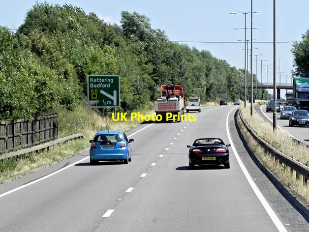 Photo 6"x4" Eastbound A14 near Barton Seagrave Burton Latimer c2013