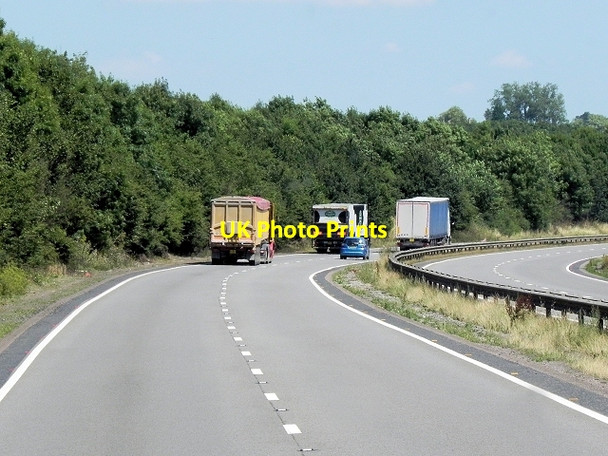 Photo 6"x4" Eastbound A14 near Twywell Woodwell\/SP9577 c2013