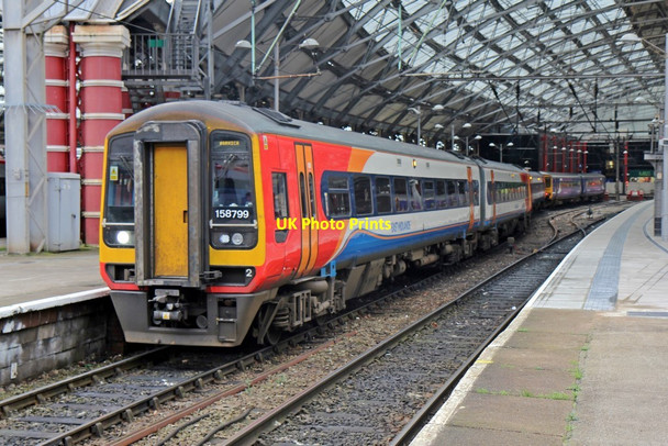 Photo 6"x4" East Midlands Trains Class 158, 158799, Liverpool Lime Street railway station Liverpool c2014