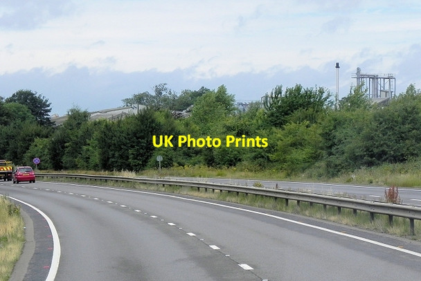 Photo 6"x4" Westbound A14 near Woodford Thrapston c2013