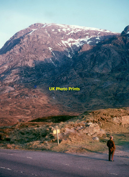 Photo 6"x4" Buachaille Etive M\u00c3\u00b2r from the A82 in Glen Coe River Coupall c1974