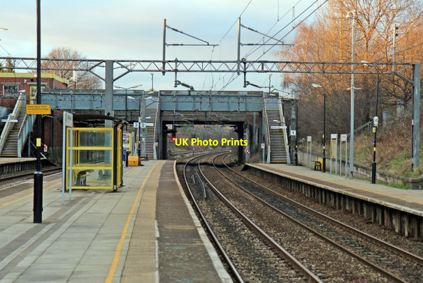 Photo 6"x4" Along platform 2, West Allerton railway station Aigburth c2014