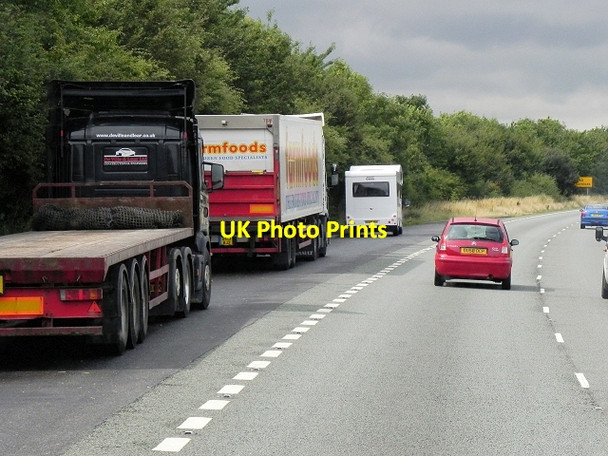 Photo 6"x4" Layby, Westbound A14 Harrington\/SP7780 c2013