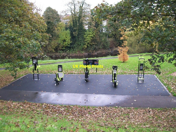 Photo 6"x4" Exercise machines in Solitude Park Banbridge c2013