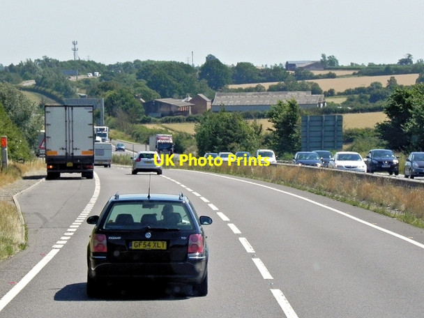 Photo 6"x4" Layby on the Eastbound A14 near Thrapston Thrapston c2013