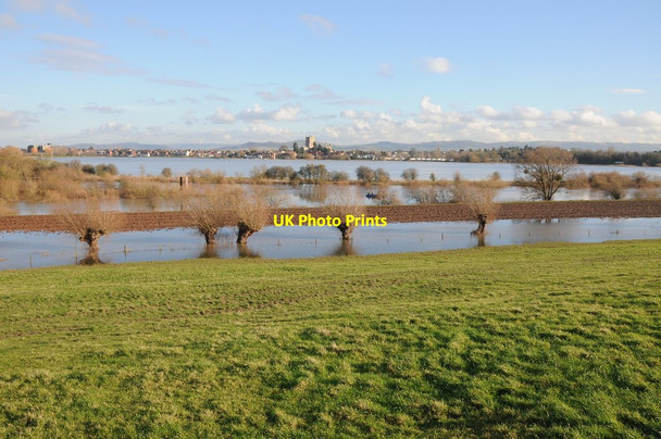 Photo 6"x4" Flooding at Tewkesbury Tewkesbury c2014