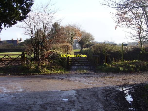 Photo 6"x4" St Mary's church junction, Huxham Huxham c2014