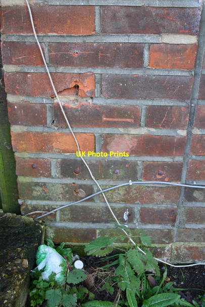 Photo 6"x4" Benchmark on #10 Callington Road Whitley\/SU7170 c2014