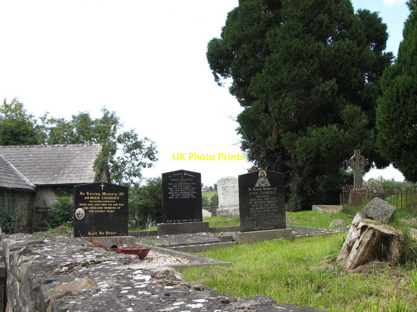 Photo 6"x4" Recent graves in the old Knockbride Catholic Graveyard Drumeague c2013