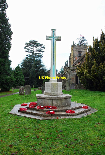 Photo 6"x4" Claines War Memorial Cross (2), Claines, Worcs Claines c2013