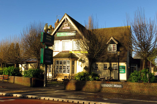 Photo 6"x4" The White Horse in Headington Oxford\/SP5106 c2014