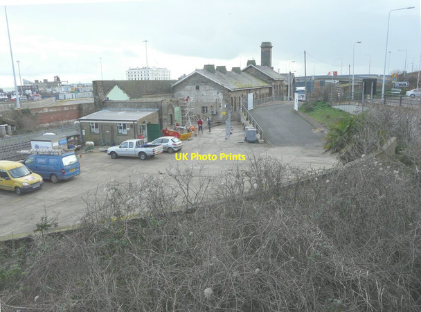 Photo 6"x4" Alterations to the Old Harbour Railway Station, Elizabeth Road Dover\/TR3141 c2014