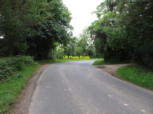 Photo 6"x4" Right hand bend in the L3505 west of Tullyloocan Lough Canningstown c2013