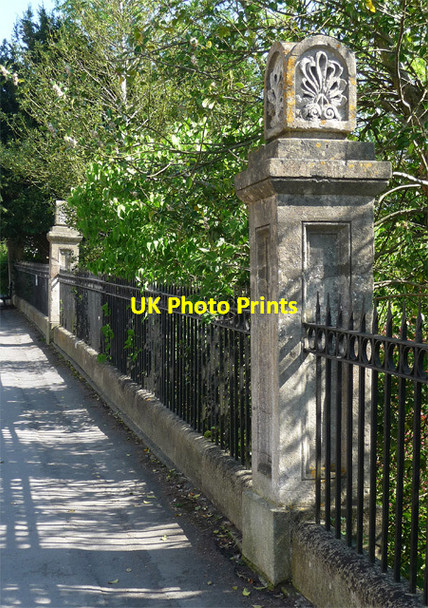 Photo 6"x4" Gate piers, Bathwick Hill, Bath Bath\/ST7464 c2012