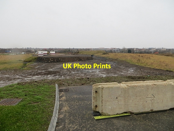 Photo 6"x4" Road under construction, Heartlands Whitburn\/NS9464 c2014