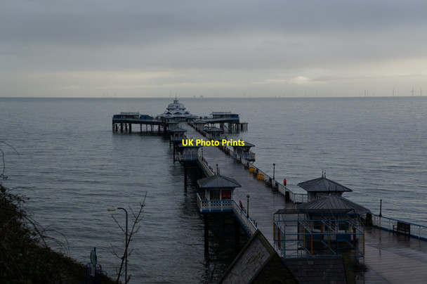 Photo 6"x4" Llandudno Pier from Happy Valley Road Llandudno c2014