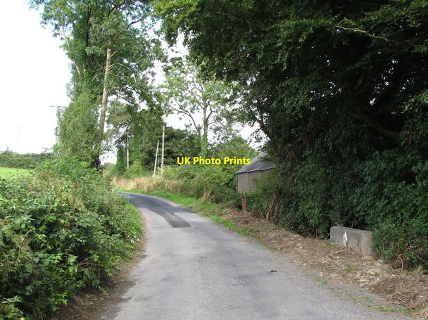 Photo 6"x4" The road from the direction of Corraneary Cross Roads at Durmbinnis Canningstown c2013