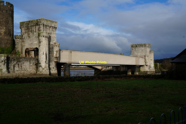 Photo 6"x4" Rail bridge over the Conwy Conwy c2014