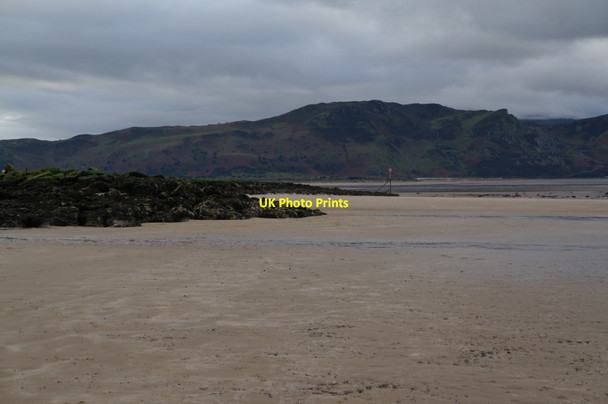 Photo 6"x4" Breakwater on Conwy Sands Llandudno c2014