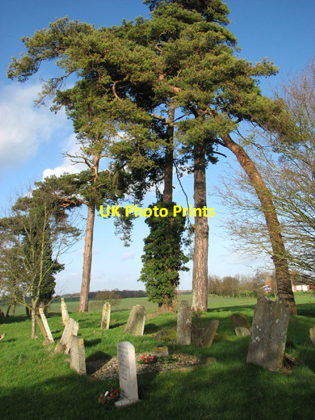 Photo 6"x4" The church of St Lawrence at Ilketshall - churchyard Great Common\/TM3787 c2014