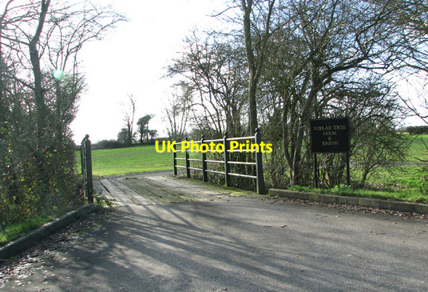 Photo 6"x4" Entrance to Poplar Farm and Barns, Redisham Redisham c2014