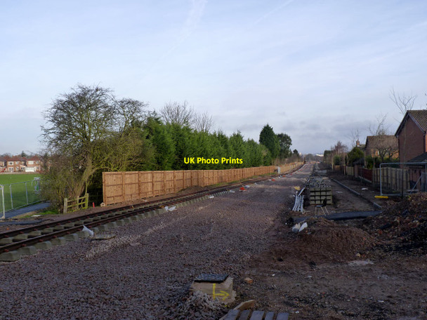 Photo 6"x4" Looking north from Ruddington Lane tram stop West Bridgford c2014