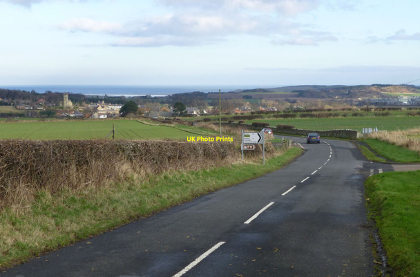 Photo 6"x4" The B6349 climbing up from Belford  Belford\/NU1033 c2014