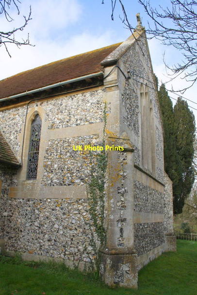 Photo 6"x4" East end of All Saints Church Aston Upthorpe c2014