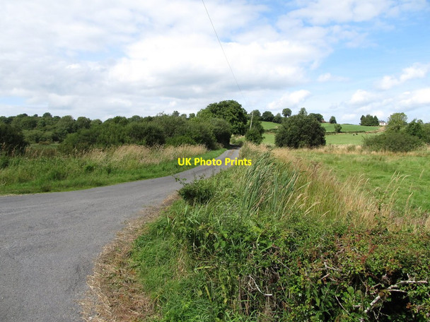 Photo 6"x4" Farm access road leading north from the Glasdrumman Road Madabawn c2013