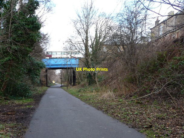 Photo 6"x4" Newhaven Road bridge, Hawthornvale Path Broughton\/NT2575 c2014