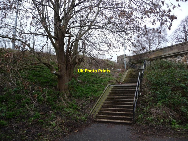 Photo 6"x4" X marks the spot on Goldenacre Path Broughton\/NT2575 c2014
