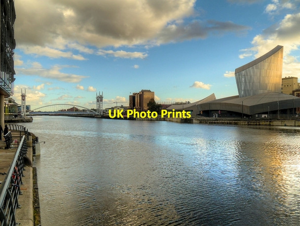 Photo 6"x4" Manchester Ship Canal at Salford Quays Salford\/SJ8098 c2014