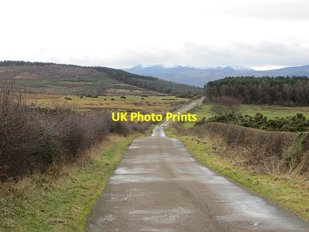 Photo 6"x4" Road over Doddington North Moor Ford Hill\/NT9537 c2014