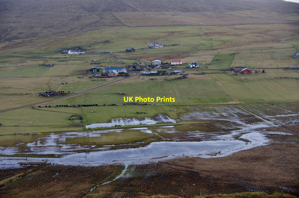 Photo 6"x4" Floods in the Norwick Meadows Kirkaton c2014